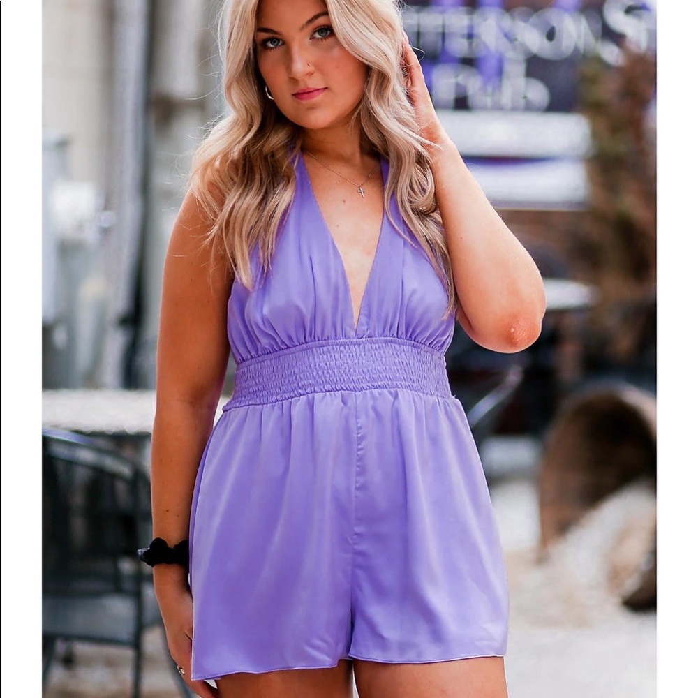 Lilac Boutique Romper Size Small Only worn once